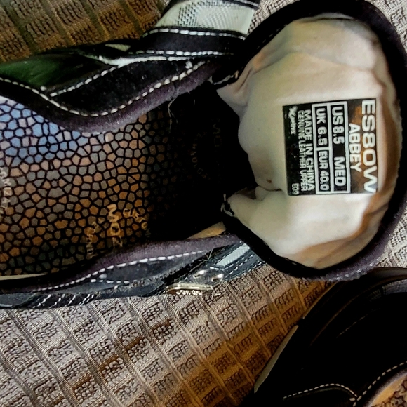 Aetrex Abbey velcro black shoe - Picture 6 of 6